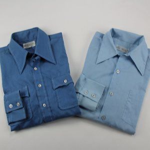 2 Vintage Kmart Men's Dress Shirt (Lot of 2) DISCO